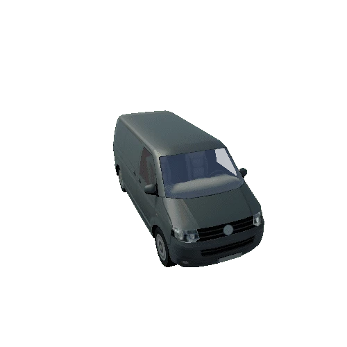 Lowpoly Van_blue